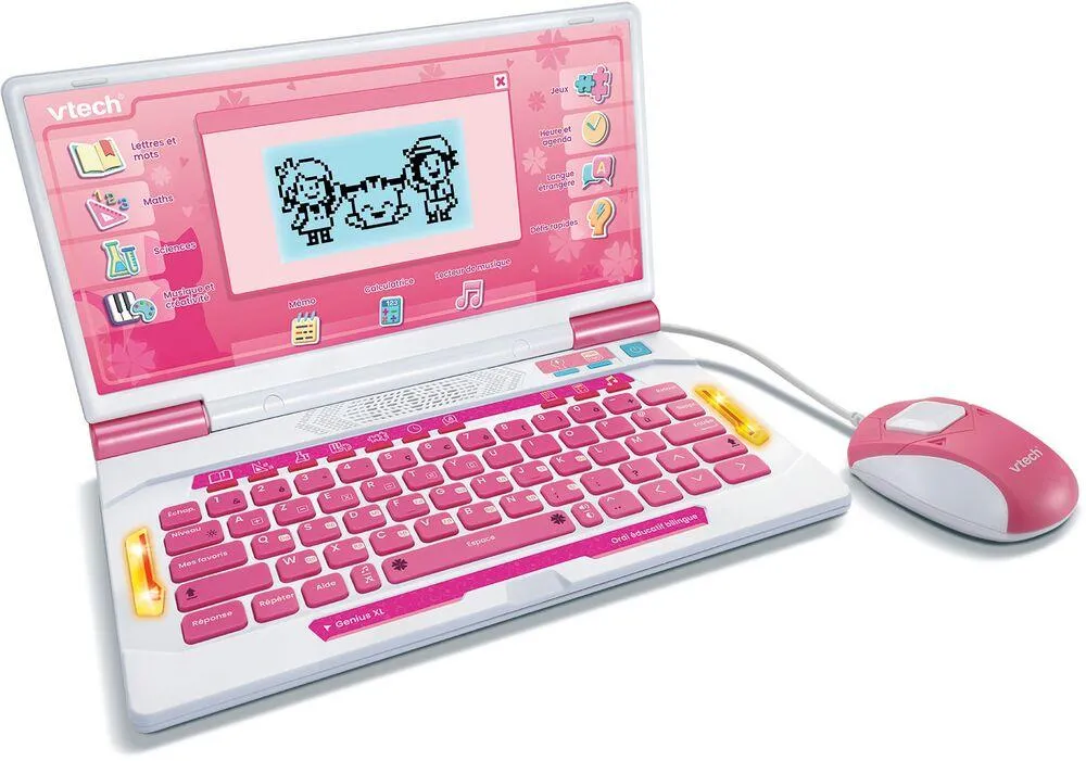 GENIUS XL ORDI EDUCATIF BILINGUE ROSE