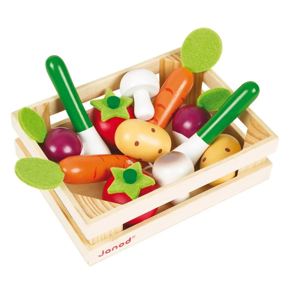 CAGETTE 12 LEGUMES - EN BOIS