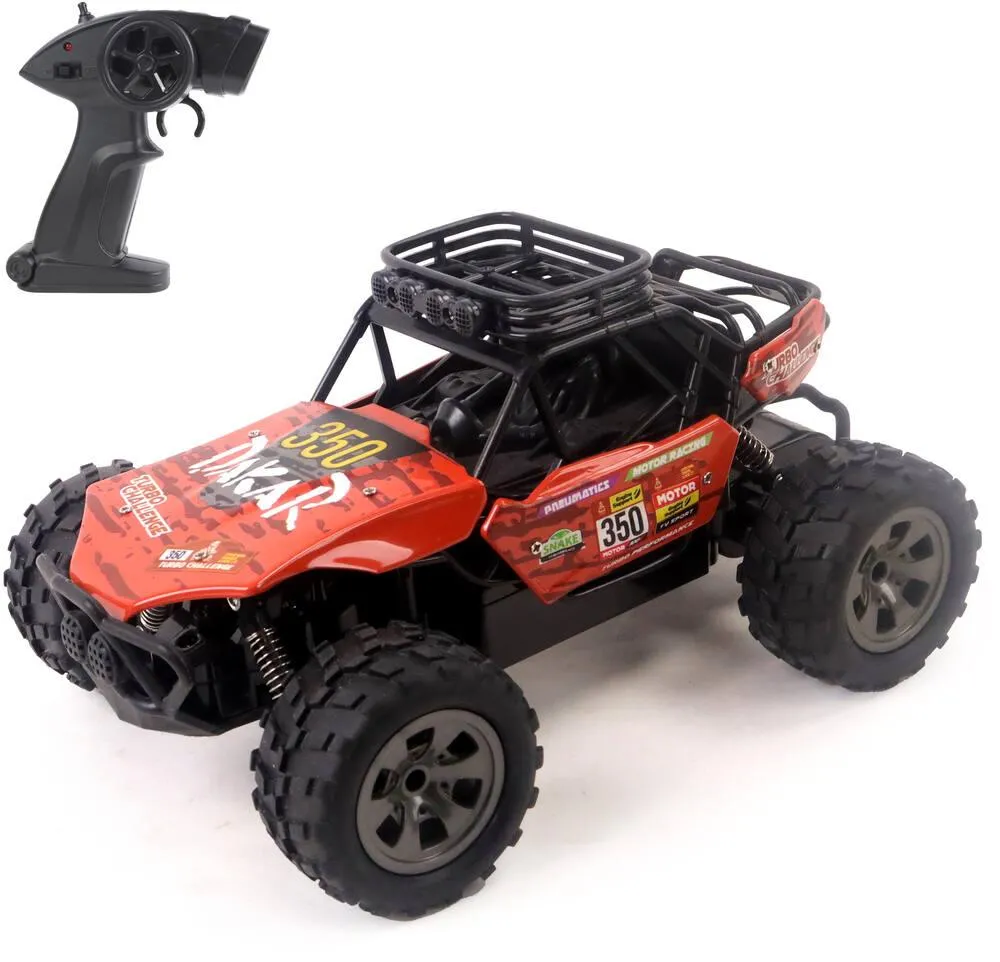 TURBO CHALLENGE - 1:18 VOITURE RADIOCOMMANDEE DESERT RALLY DAKAR 350 EXTRA POWER