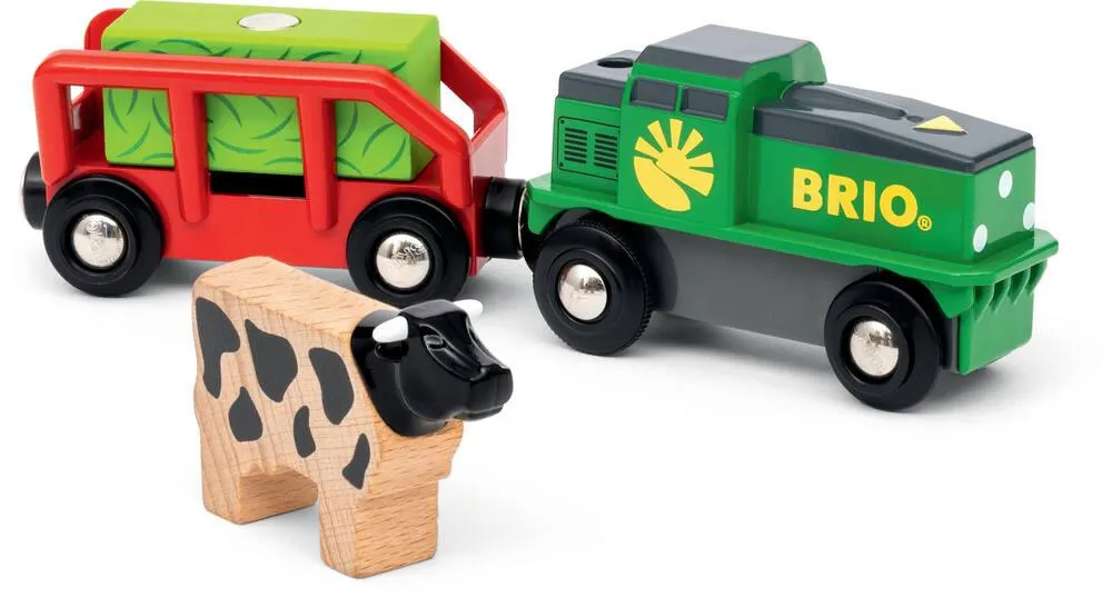BRIO 63601800 - TRAIN DE LA FERME A PILE