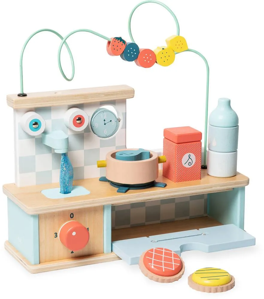 CUISINE D'EVEIL MULTI-ACTIVITES EN BOIS