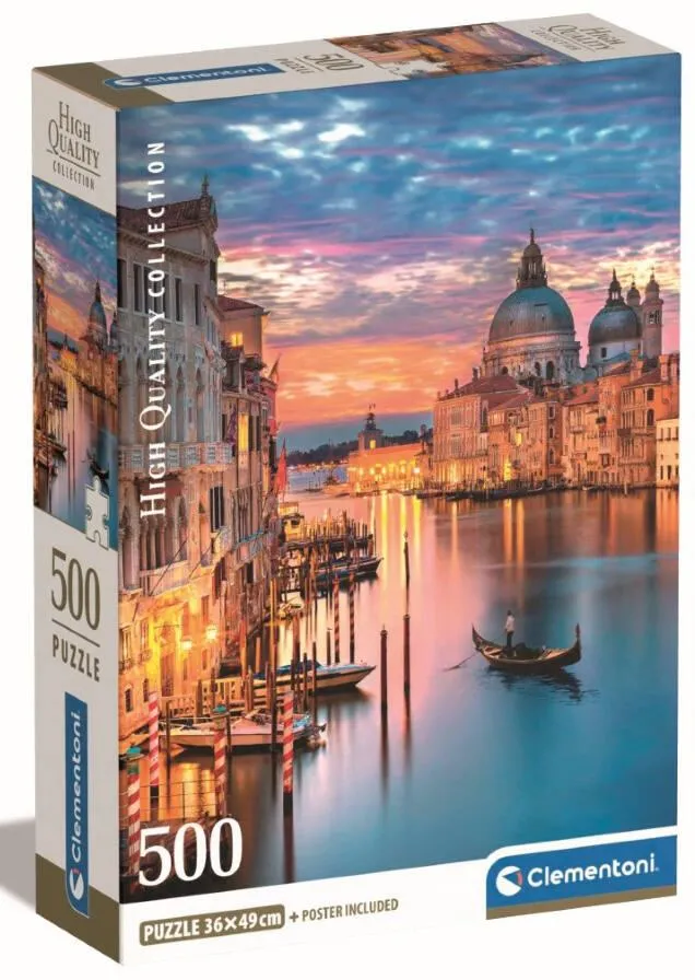 PUZZLE COMPACT 500 PIECES - LIGHTING VENICE