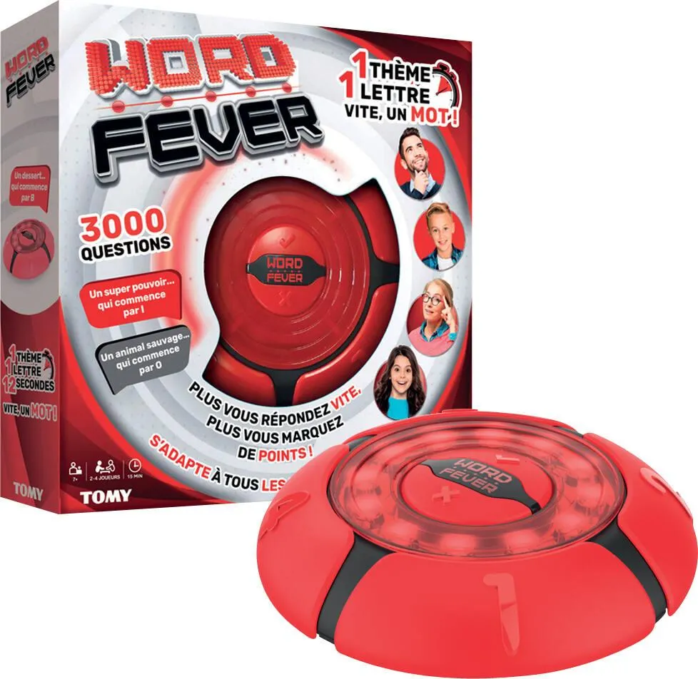 WORD FEVER - JEUX FAMILLE ELECTRONIQUE