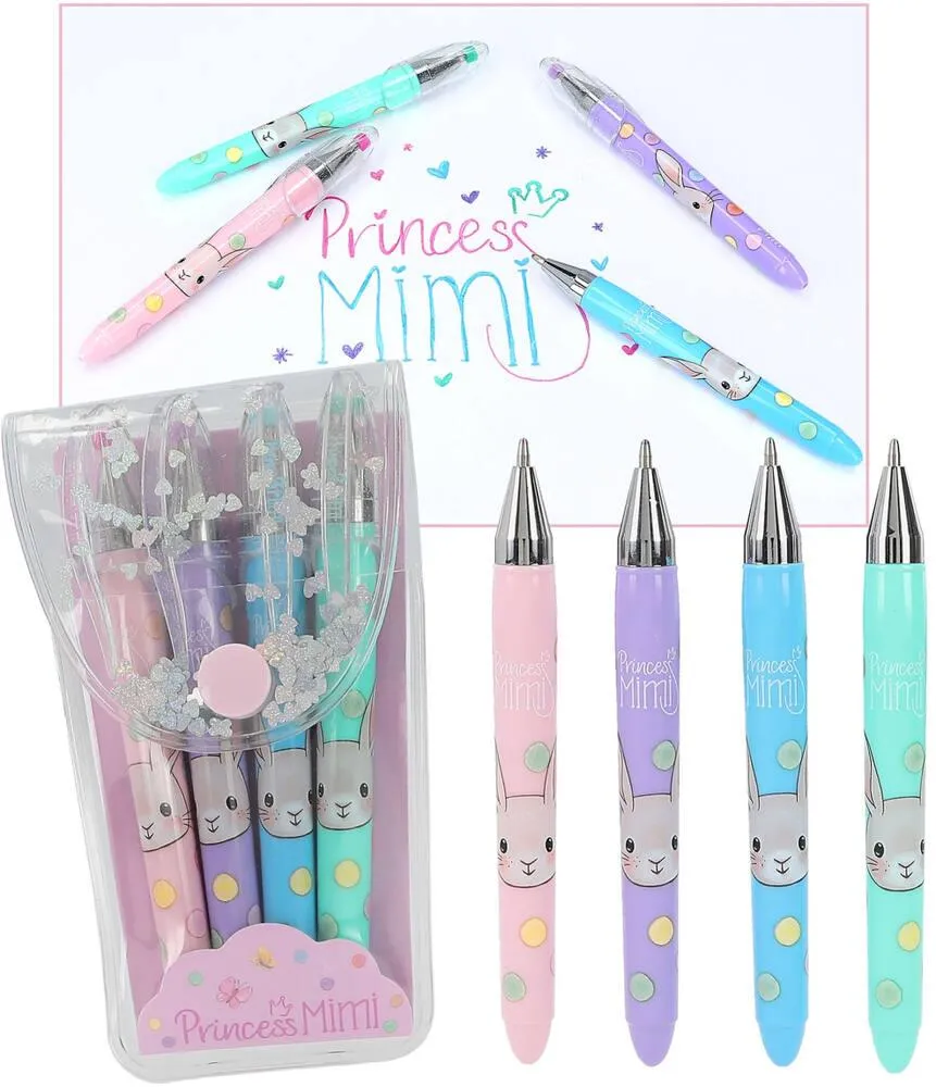PRINCESS MIMI SET STYLOS GEL
