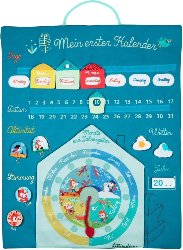 CALENDRIER AU FIL DU TEMPS - ALLEMAND