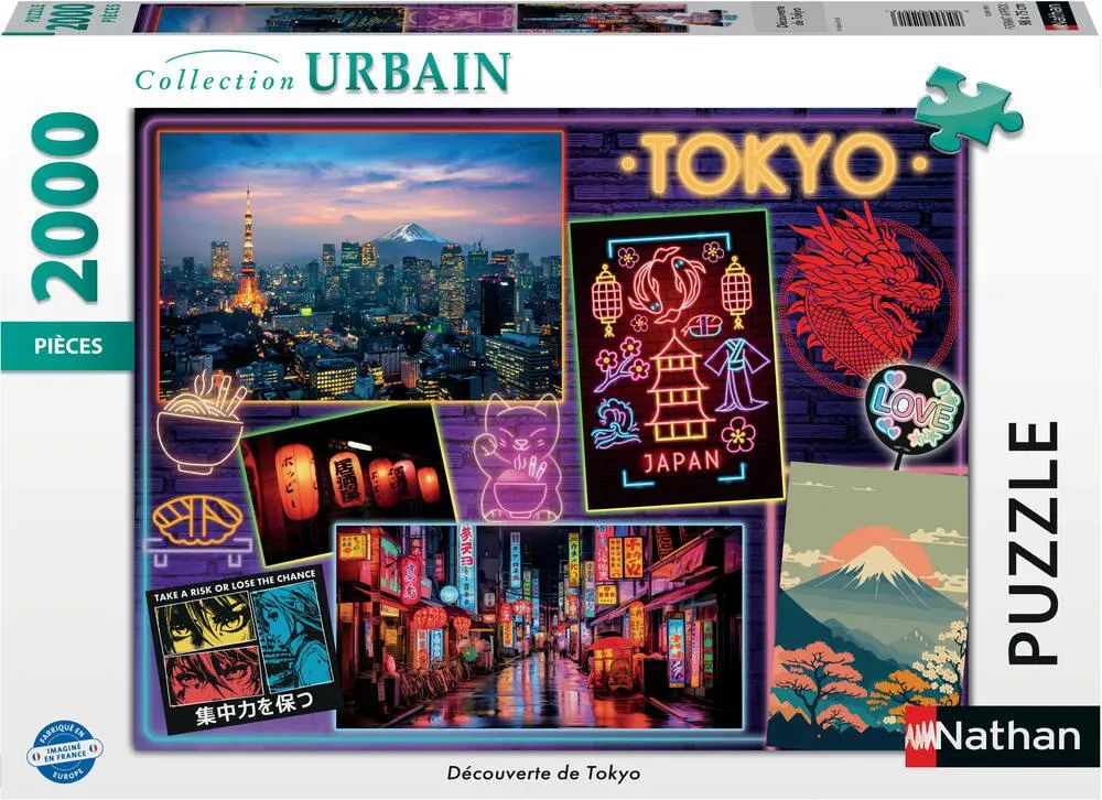 PUZZLE 2000 PIECES DECOUVERTE TOKYO