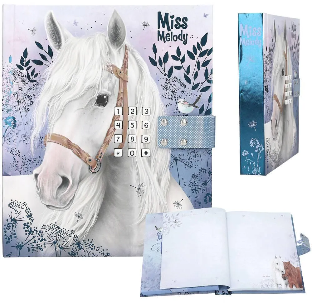 MISS MELODY JOURNAL AVEC CODE ET SON, MOTIF 2
