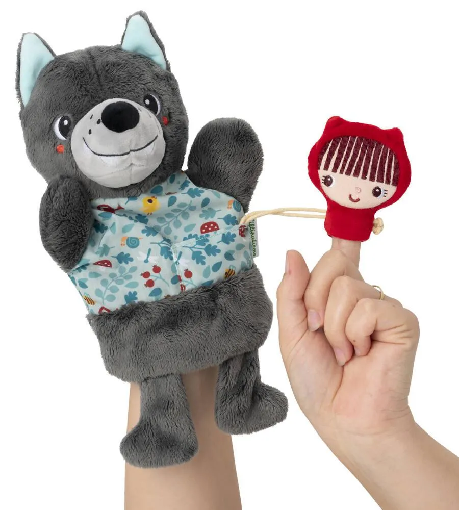 LOUIS LE LOUP MARIONNETTE A MAIN