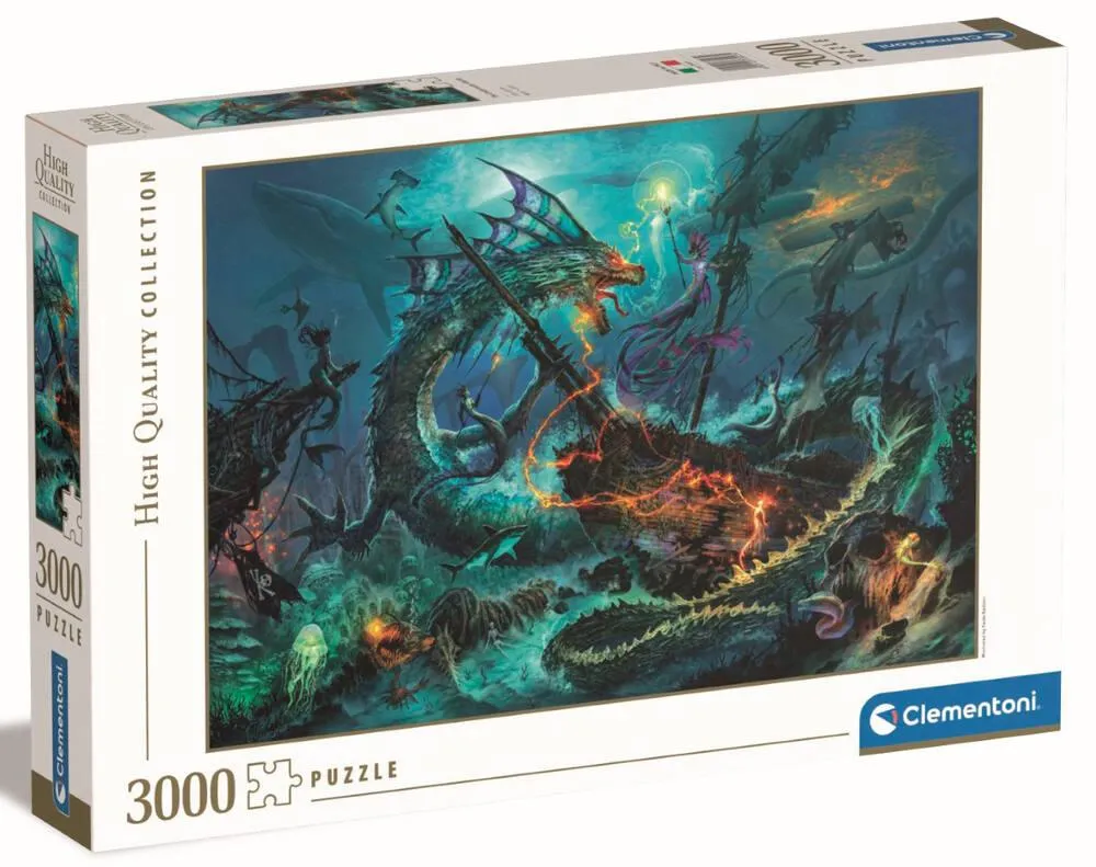 PUZZLE 3000 PIECES - THE UNDERWATER BATTLE