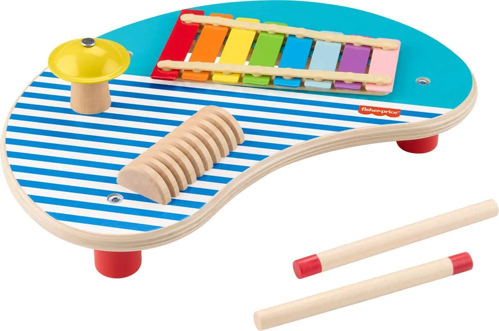 FISHER PRICE -WOODEN MUSIC TABLE