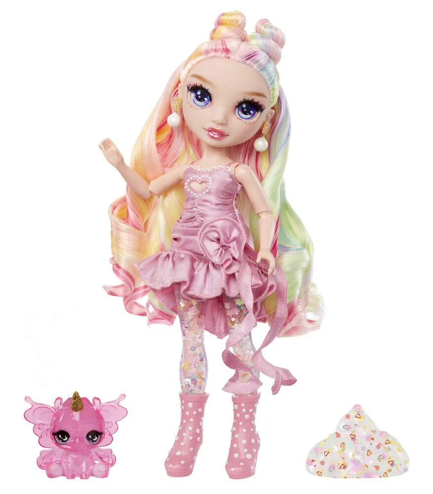 RAINBOW HIGH RAINBOW SHIMMERS WITH SLIME FASHION DOLL - BELLA ROSE