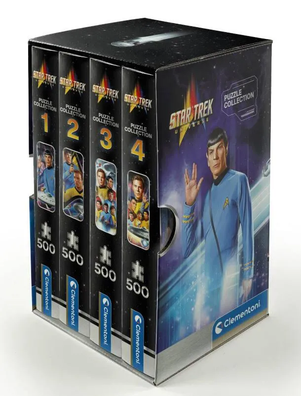 COFFRET DELUXE STAR TREK - PUZZLE 500 PIECES