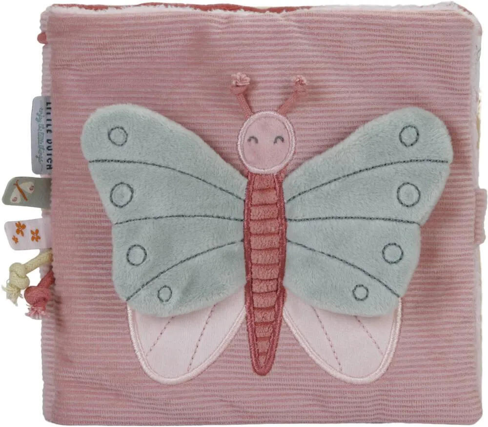 LITTLE DUTCH -  FLOWERS ET BUTTERFLIES -LIVRE D'ACTIVITES TISSU