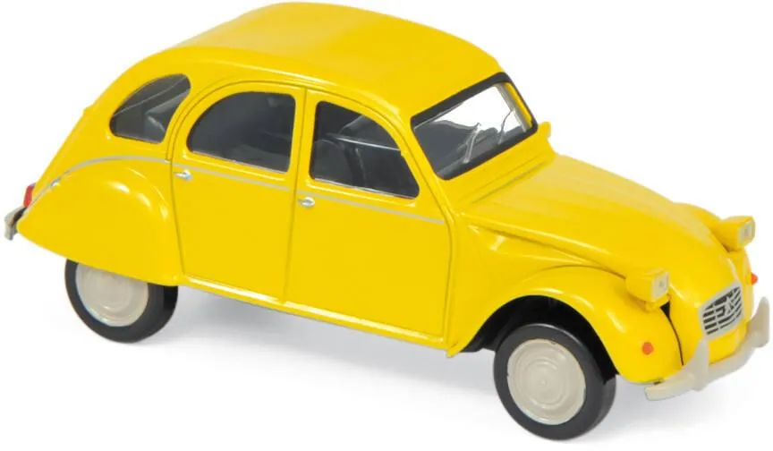 1/43 CITROEN 2CV 6 CLUB 1979 JAUNE MIMOSA JET-CAR