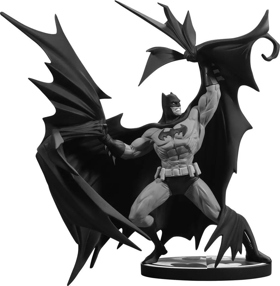 BATMAN BLACK ET WHITE - BATMAN FIGURINE BY DENYS COWAN - RESINE