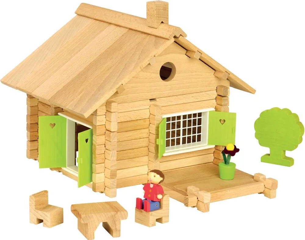 MAISON EN RONDINS - 135 PIECES