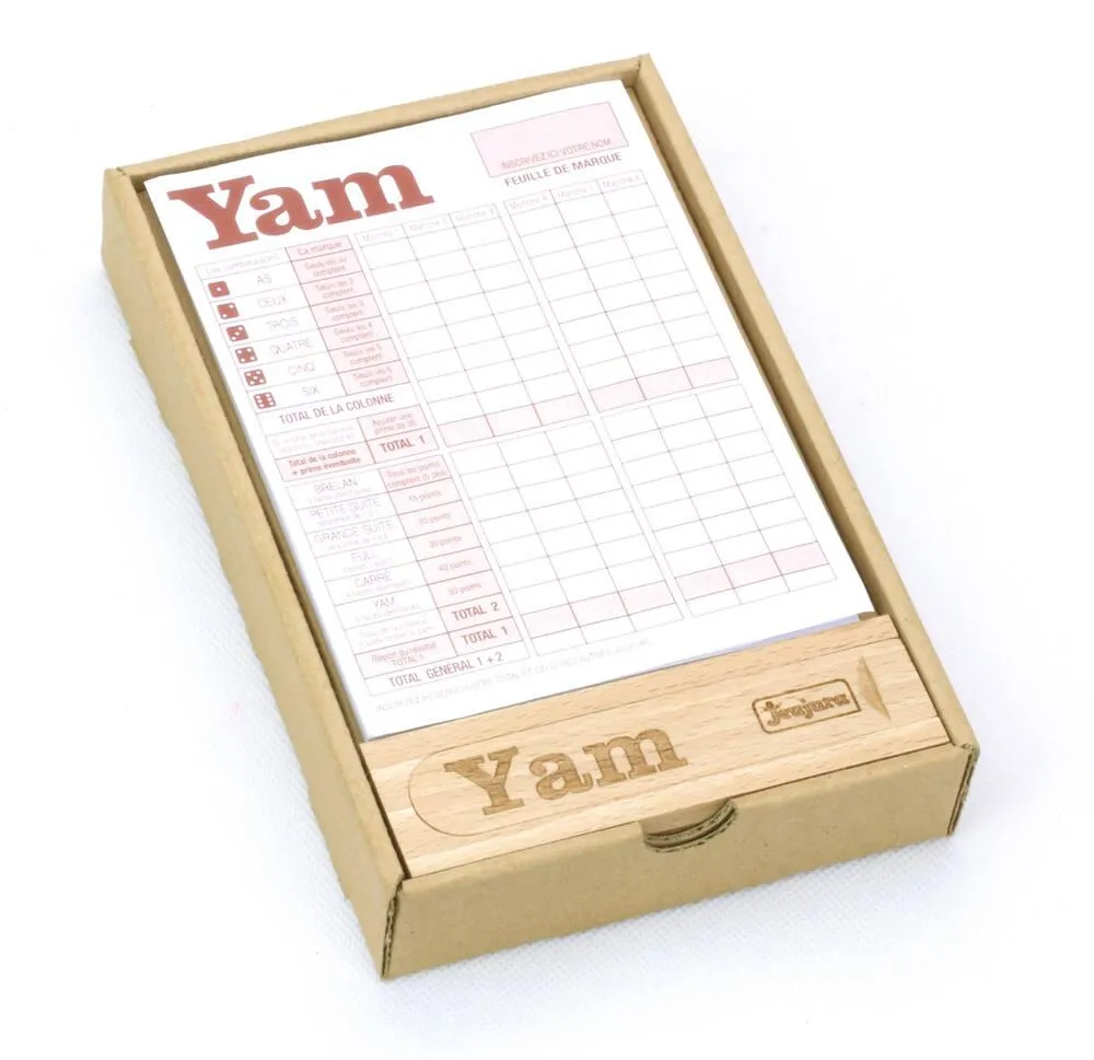 YAM : COFFRET EN BOIS et BLOC
