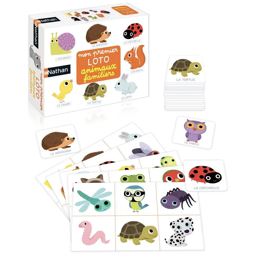 MON PREMIER LOTO ANIMAUX FAMILIERS