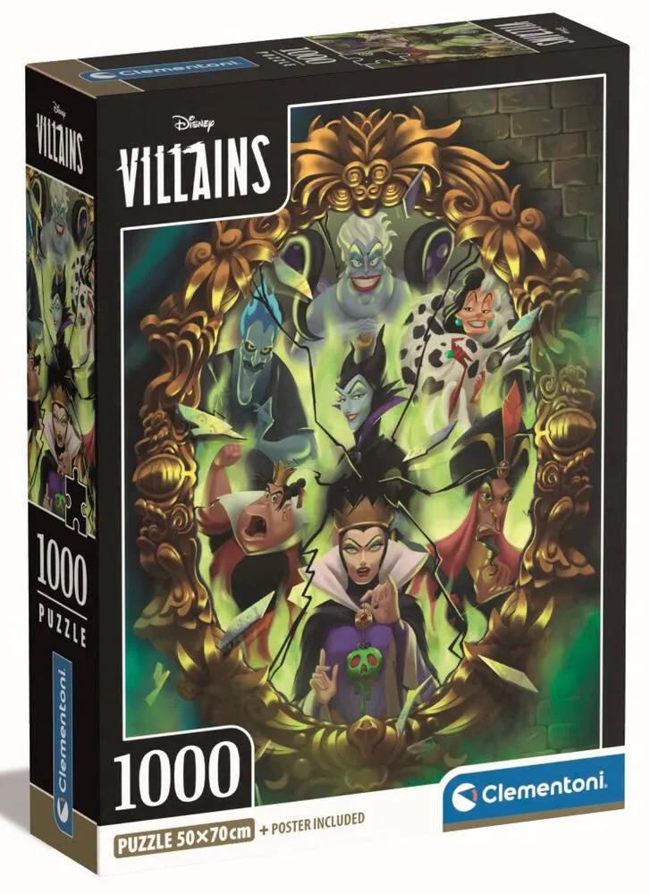 VILLAINS - PUZZLE COMPACT 1000 PIECES