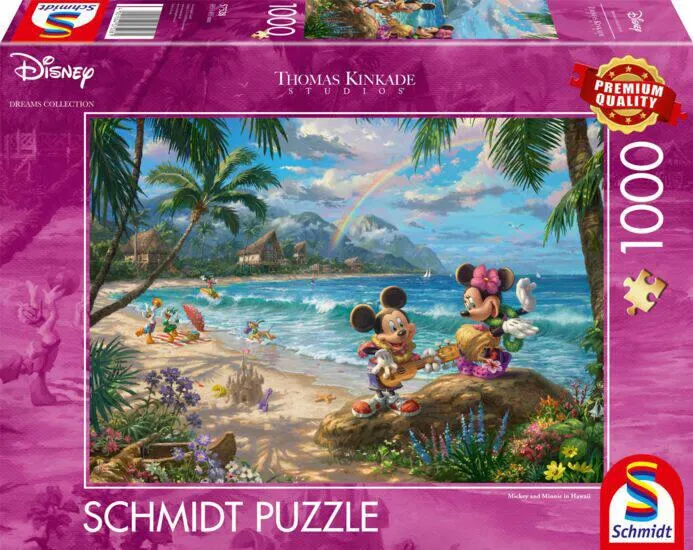 DISNEY MINNIE ET MICKEY IN HAWAII, 1000 PIECES