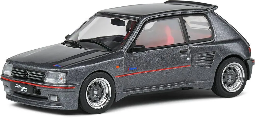 1/43 VOITURE PEUGEOT 205 DIMMA GREY 1989