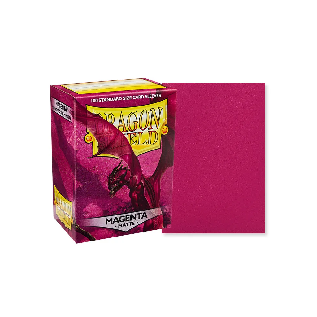 100 Dragon Shield Matte : Magenta