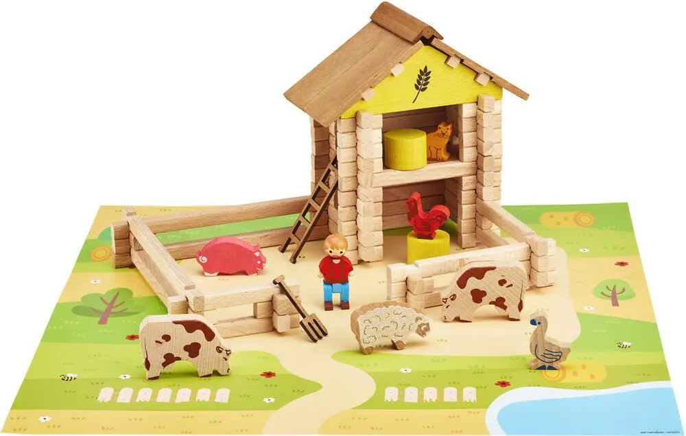MA FERME EN BOIS - 95 PIECES