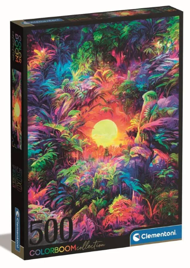 COLORBOOM COLLECTION - PUZZLE  500 PIECES - PSYCHEDELIC JUNGLE