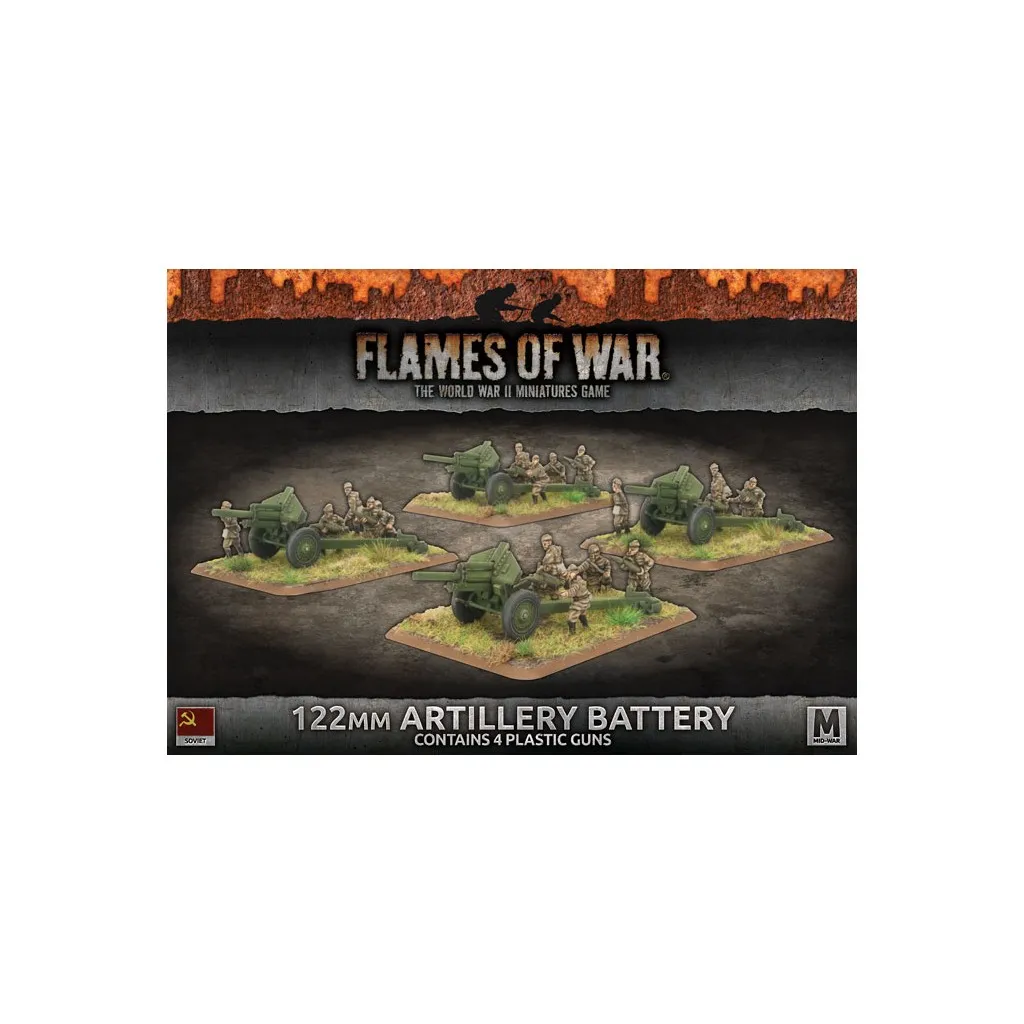 Flames of War - 122mm Artillery Battery