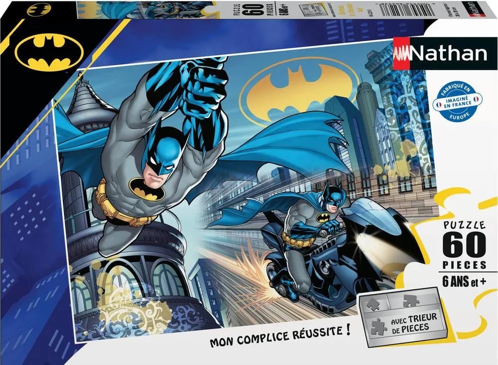 BATMAN - LE CHEVALIER NOIR - NATHAN PUZZLE 60 PIECES