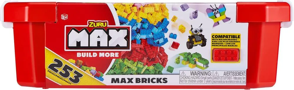 MAX - BARIL DE 253 BRIQUES DE CONSTRUCTION A THEME