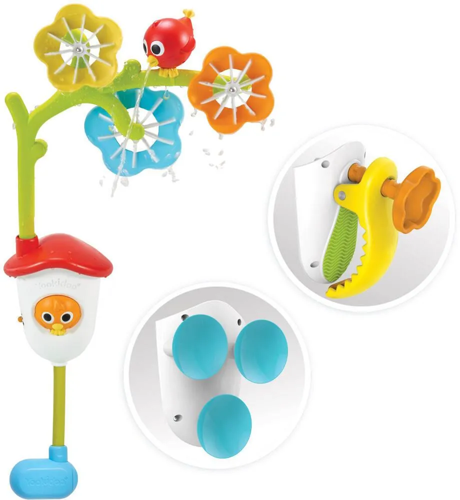 SPIN 'N' SPRINKLE SENSORY ARC -MOBILE DE BAIN AVEC OISEAU