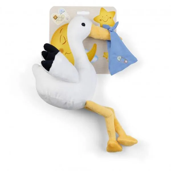 BABYCARE - CIGOGNES ET OURS BLEU - 22 CM