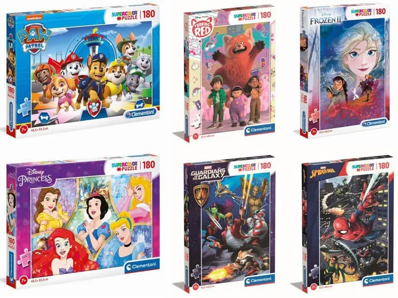 PUZZLES 180 PIECES SUPER