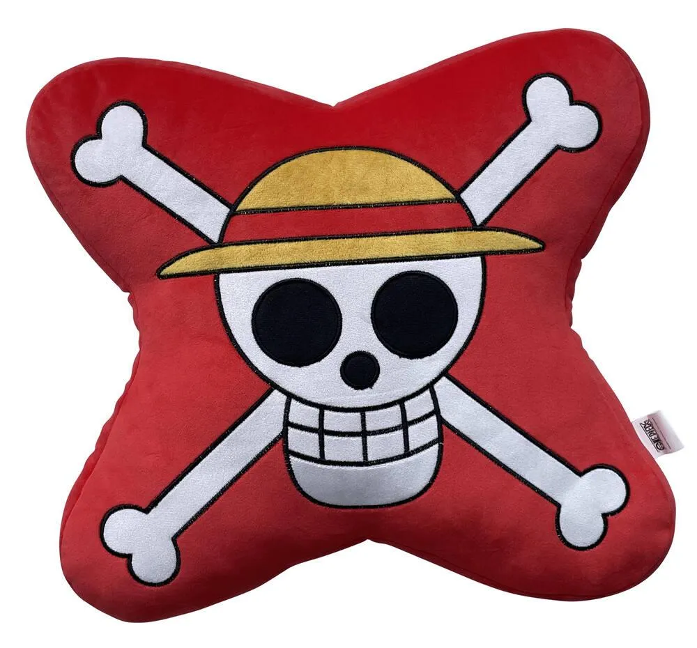 ONE PIECE - COUSSIN TETE DE MORT 40 CM