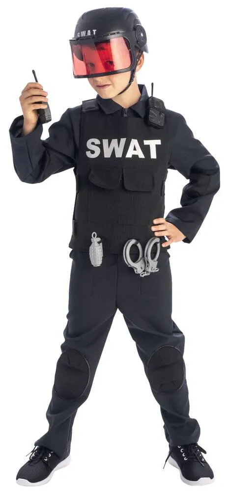 DEGUISEMENT AGENT DU SWAT TAILLE 5-7 ANS