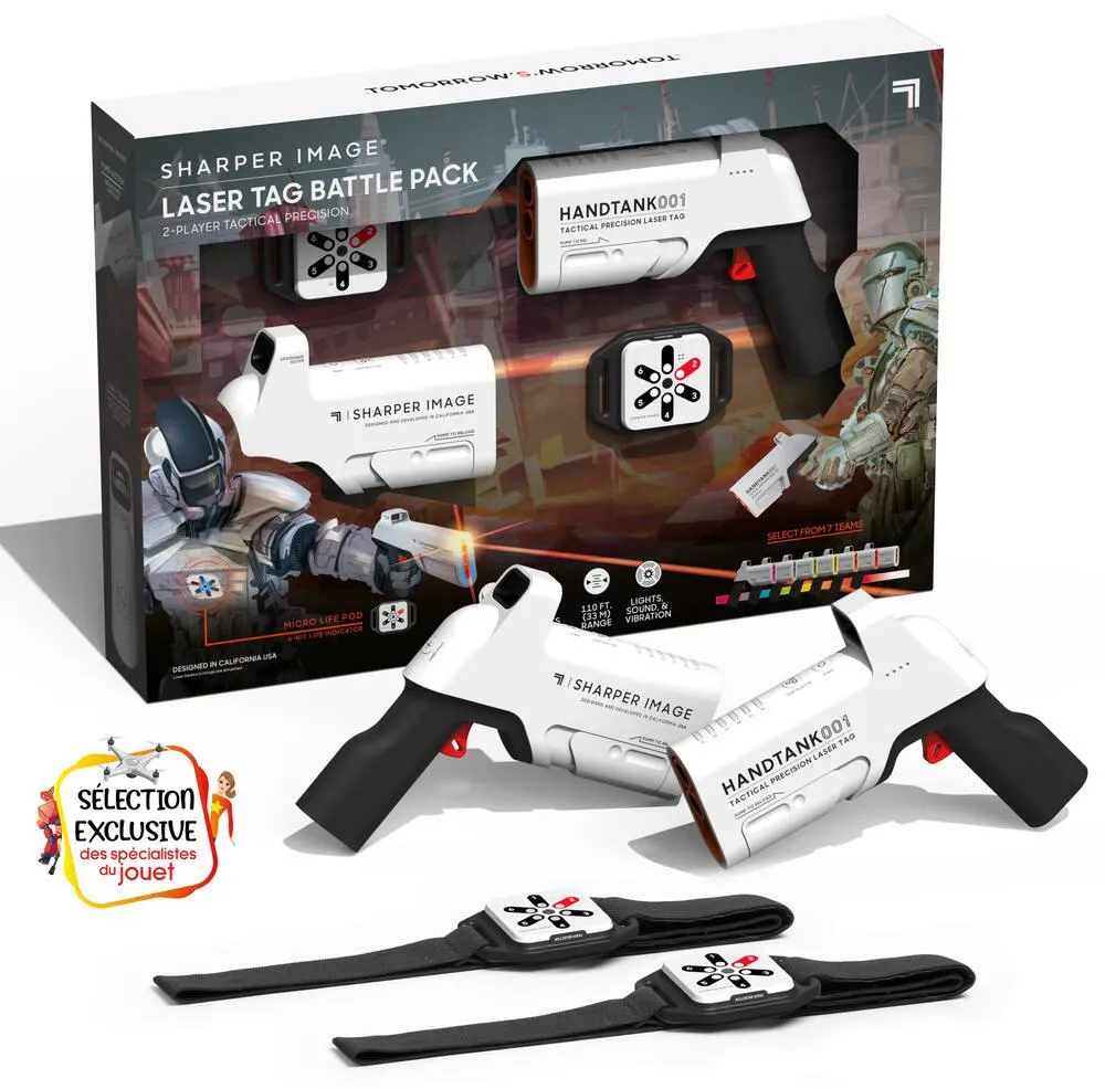 PACK BATTLE DE 2 LASER TAG HANDTANK