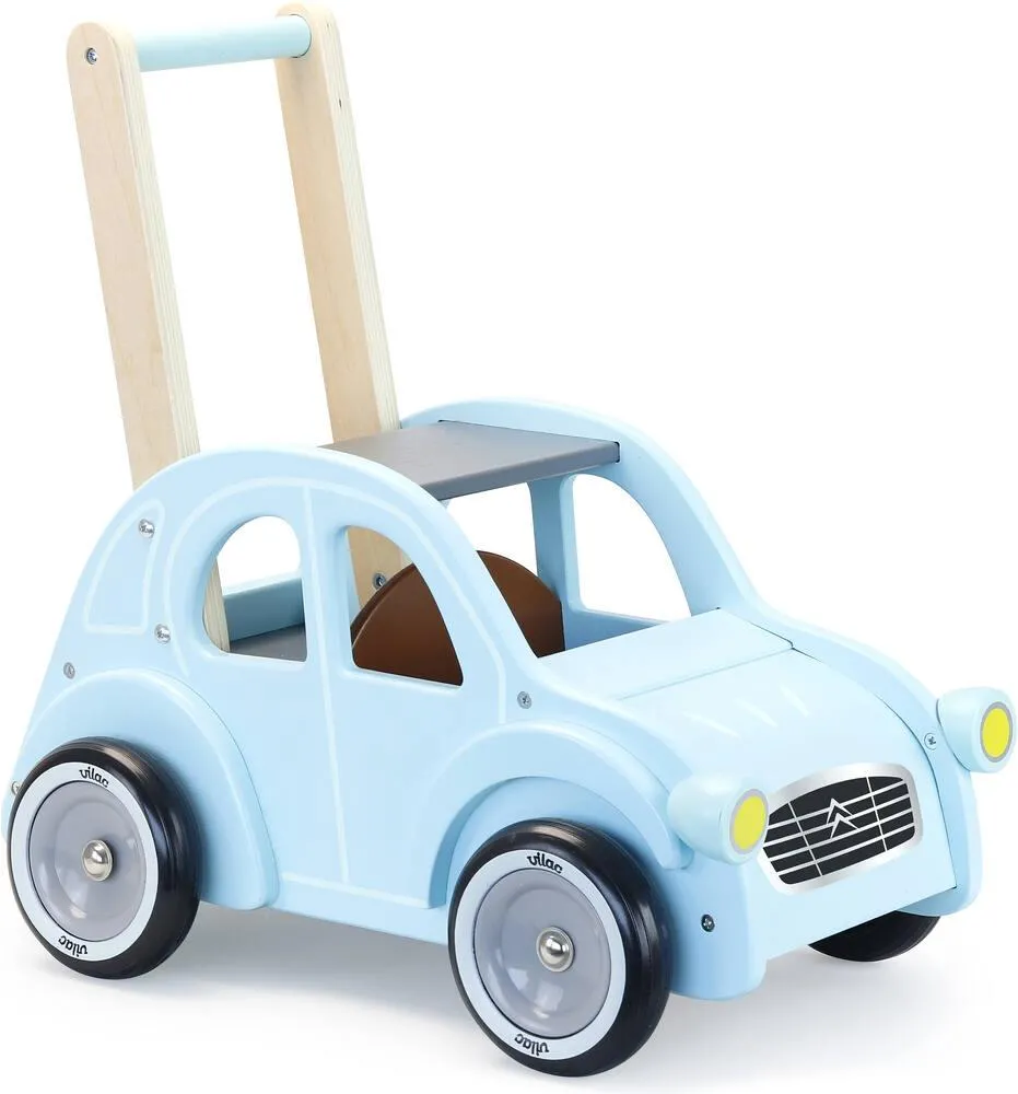 CHARIOT DE MARCHE CITROEN 2CV EN BOIS