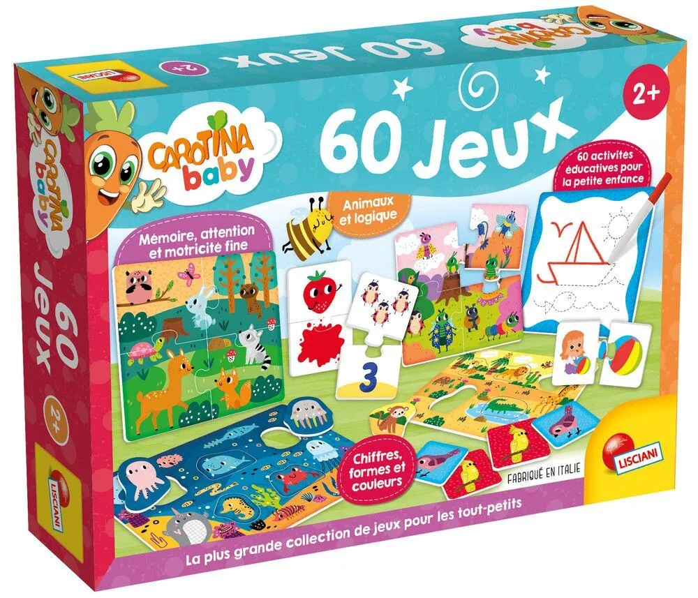 CAROTINA BABY - 60 JEUX EDUCATIFS
