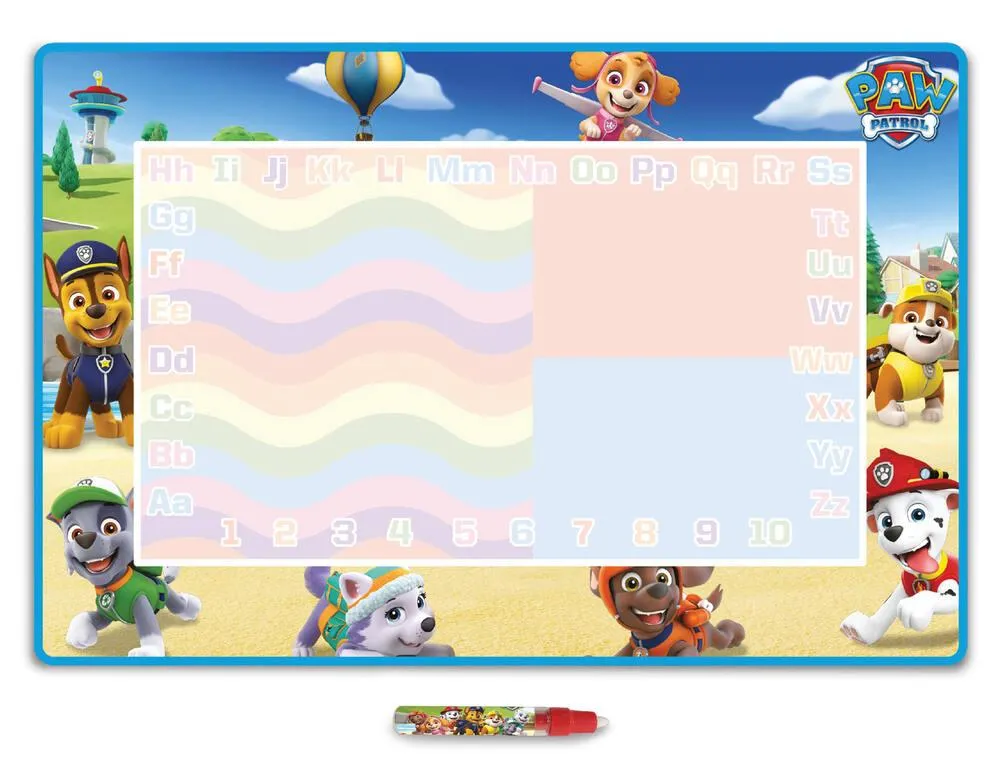 LA PAT'PATROUILLE - AQUA PLAYMAT TAPIS DE DESSIN REUTILISABLE