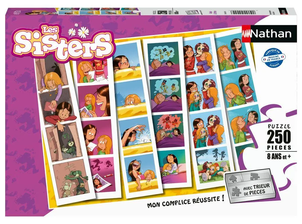 PUZZLE 250 PIECES - WENDY & MARINE - LES SISTERS