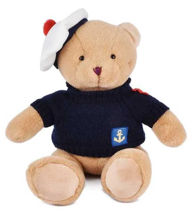 PELUCHE L'OURS MARIN AVEC PULL MARINE