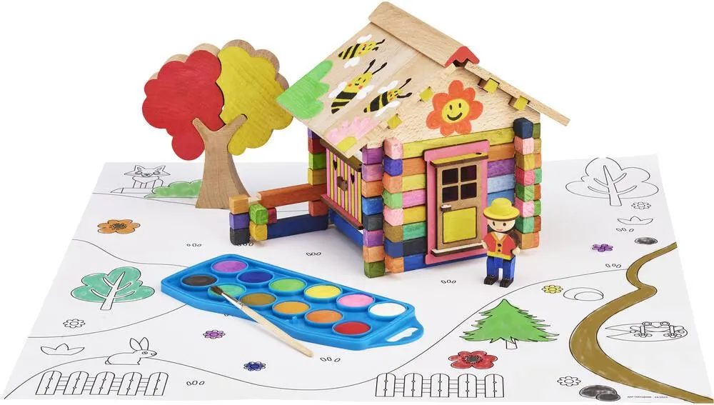 CHALET A PEINDRE - 80 PIECES