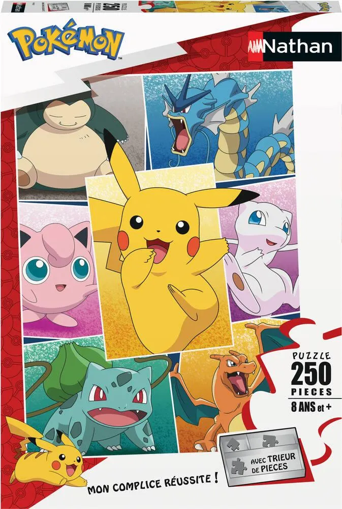 PUZZLE 250 PIECES - TYPES DE POKÉMON