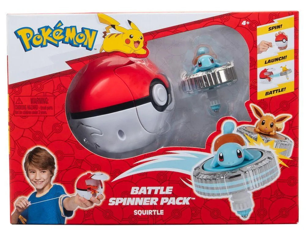 POKEMON - POKEMON BATTLE SPINNER PACK CARAPUCE ET POKE BALL