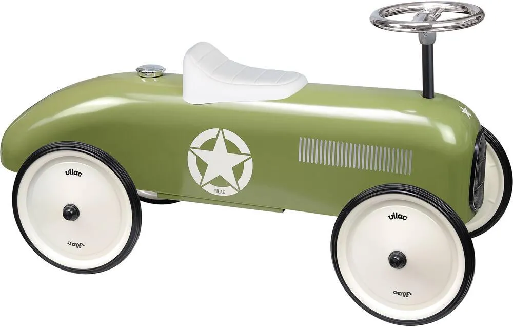 PORTEUR VOITURE VINTAGE KAKI