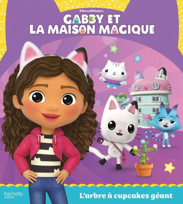 GABBY ET LA MAISON MAGIQUE - LIVRE - L'ARBRE A CUPCAKES GEANT