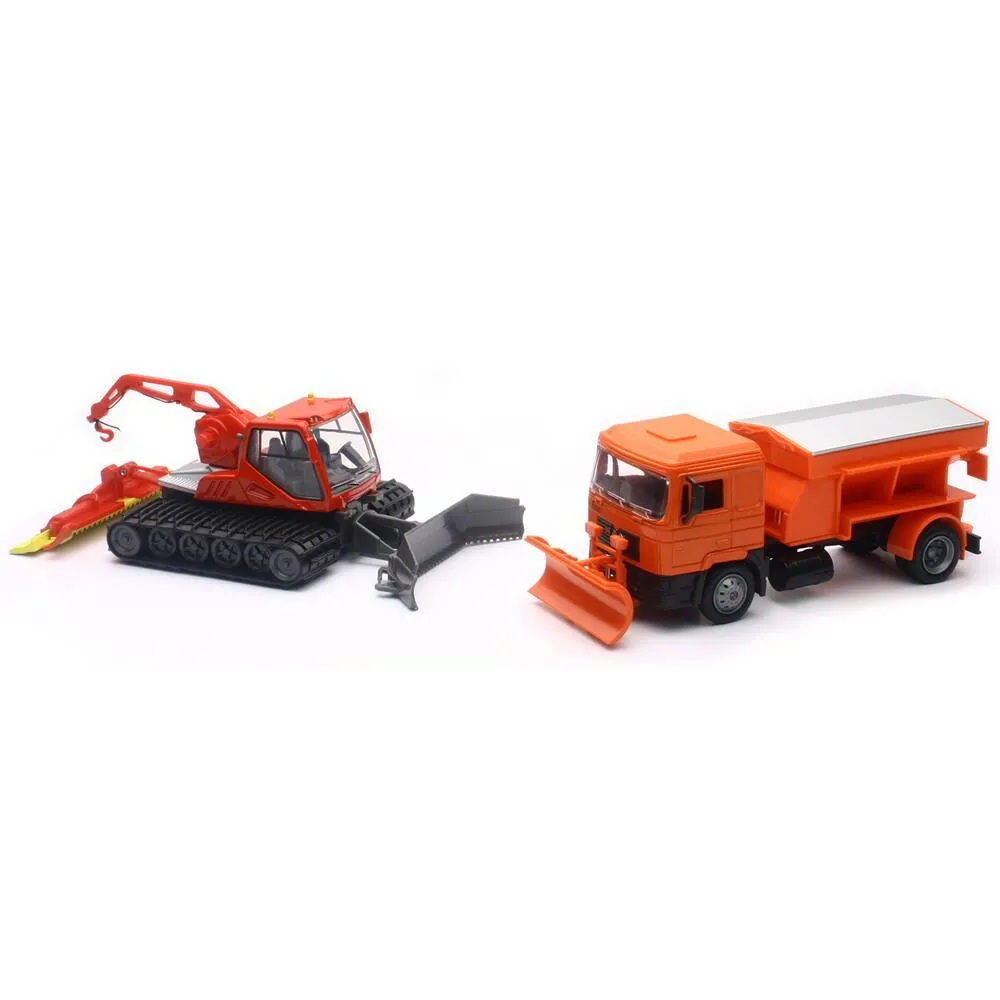 COFFRET CAMION CHASSE-NEIGE ET DAMEUR DE PISTES