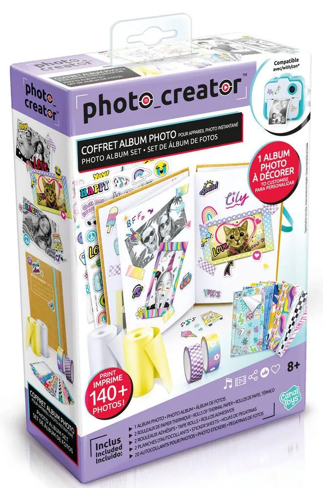 COFFRET ALBUM PHOTO POUR APPAREIL PHOTO INSTANTANE