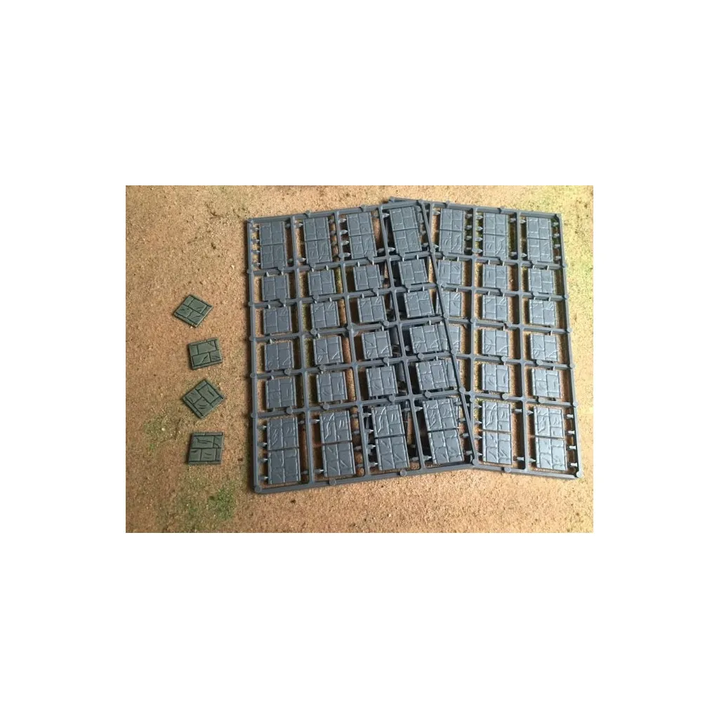 20mm Square Paved Effect Bases